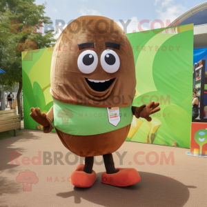 Brown Courgette mascotte...