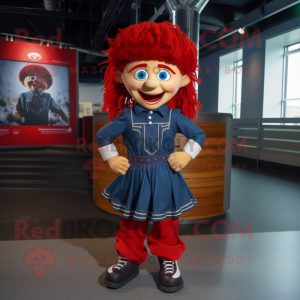 Red Irish Dancer maskot...
