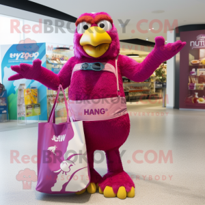 Magenta Hawk mascotte...