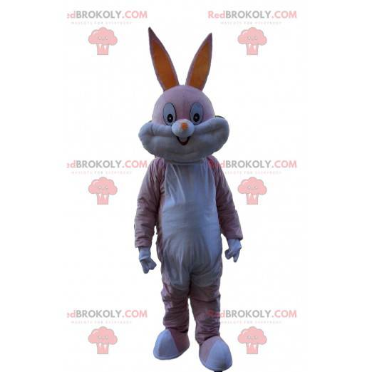 Mascotte de Bugs Bunny rose, célèbre lapin des Looney Tunes -