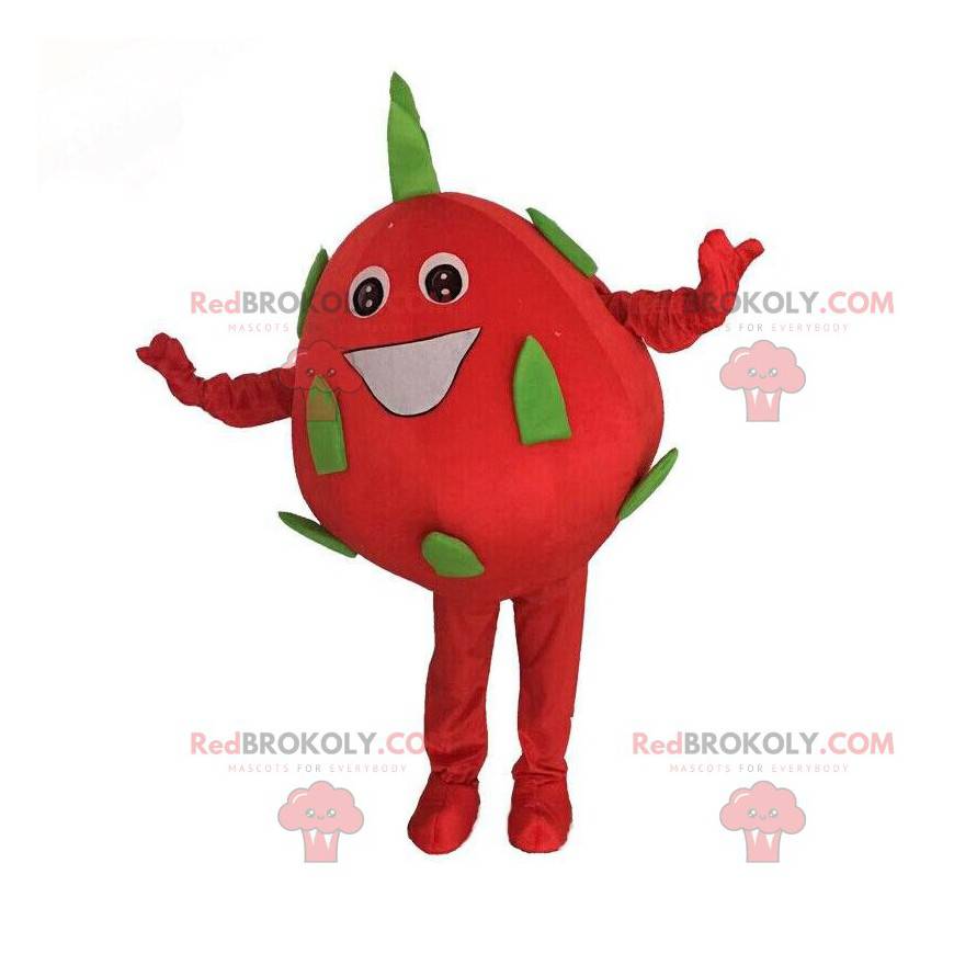 Mascote da fruta do dragão, fantasia de pitaya gigante - Mascote da fruta do dragão, fantasia de pitaya gigante -