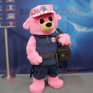 Pink Navy Seal mascotte...