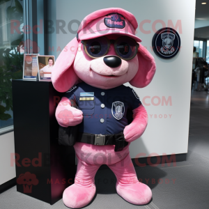 Pink Navy Seal mascotte...