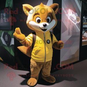 Yellow Marten mascotte...