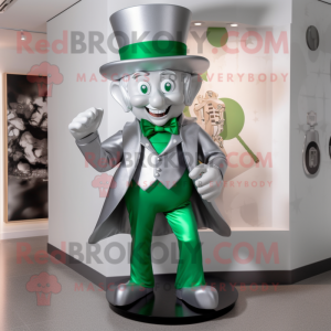 Sølv Leprechaun Hat maskot...