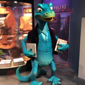 Teal Coelophysis mascotte...