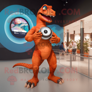 Rust Allosaurus maskot...