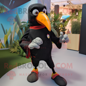 Black Toucan mascotte...