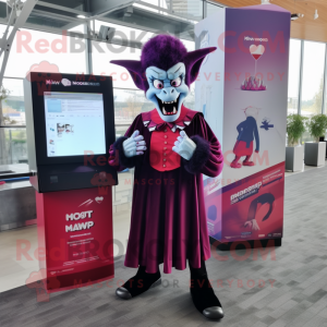 Magenta Vampire mascotte...