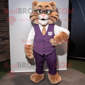 Lavendel Bobcat mascotte...