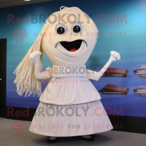 Witte Spaghetti mascotte...