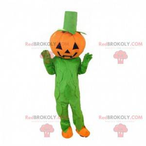 Mascote gigante de abóbora, fantasia de Halloween -