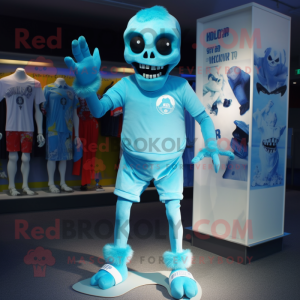 Sky Blue Undead mascotte...