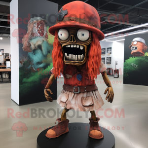 Rust Zombie maskot kostume...