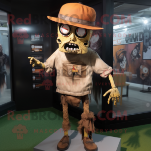 Rust Zombie maskot kostume...