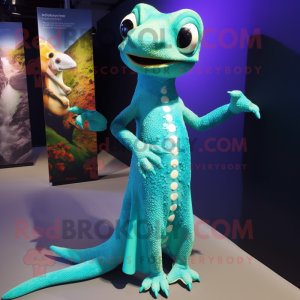 Turquoise Geckos mascotte...