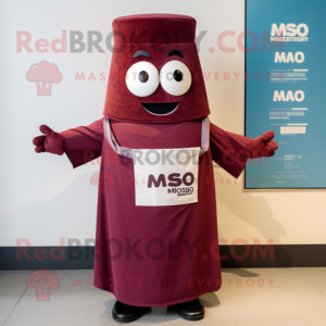 Maroon Miso Soup maskot...