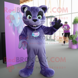 Lavender Panther mascotte...