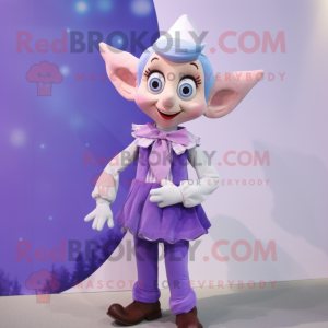 Lavender Elf maskot kostume...