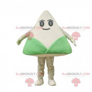 Zongzi costume, traditional Chinese green and white dish -