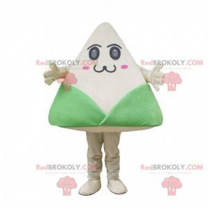 Costume Zongzi, piatto tradizionale cinese verde e bianco -