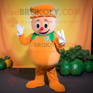 Orange majroe maskot...