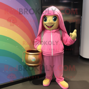 Pink Pot Of Gold maskot...