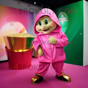 Pink Pot Of Gold maskot...