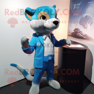 Sky Blue Mongoose mascotte...