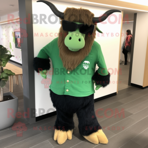 Forest Green Yak mascotte...