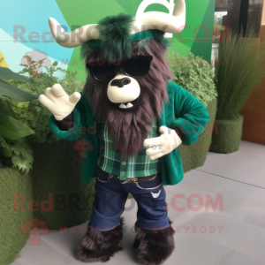 Forest Green Yak mascotte...