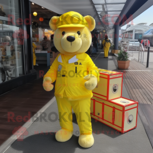 Zitronengelber Teddybär...