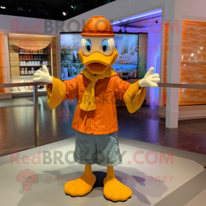 Orange Duck mascotte...