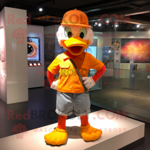 Orange Duck mascotte...