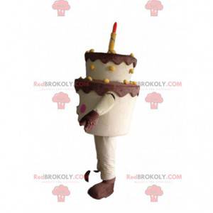 Stor bursdagskake maskot, kakedrakt - Redbrokoly.com