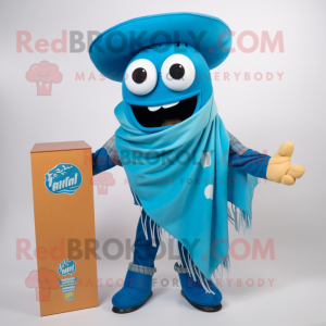 Cyan Tacos maskot drakt...