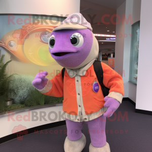 Lavendel zalm mascotte...