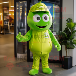 Lime Green Alliance maskot...