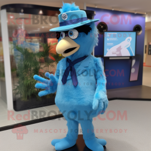 Sky Blue Emu mascotte...