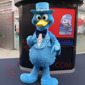 Sky Blue Emu mascotte...