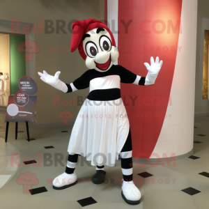 Olive Mime mascotte kostuum...