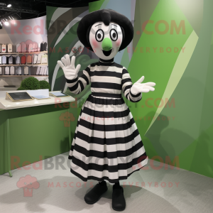 Olive Mime mascotte kostuum...