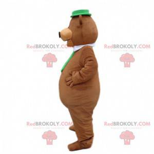 Yogi, o mascote do urso, famoso personagem de desenho animado -