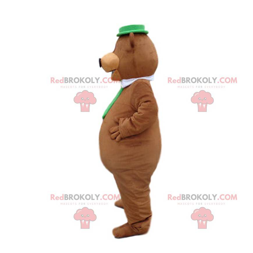 Yogi, o mascote do urso, famoso personagem de desenho animado -