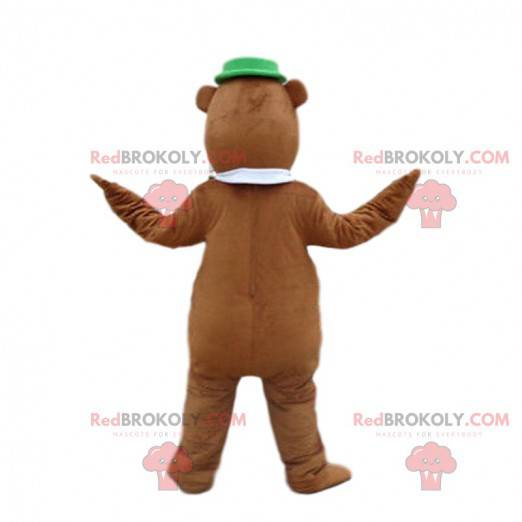 Yogi the bear mascot, famous cartoon character - Redbrokoly.com