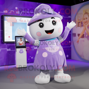 Lavendel is maskot kostume...
