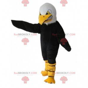 Mascote de águia de aparência feroz, fantasia de abutre -