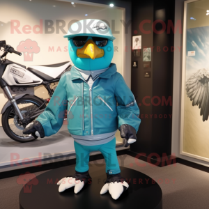 Turquoise Pigeon mascotte...