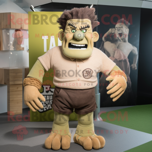 Tan Frankenstein mascotte...