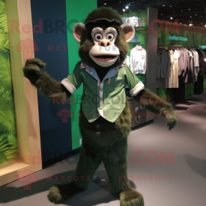 Forest Green Monkey maskot...